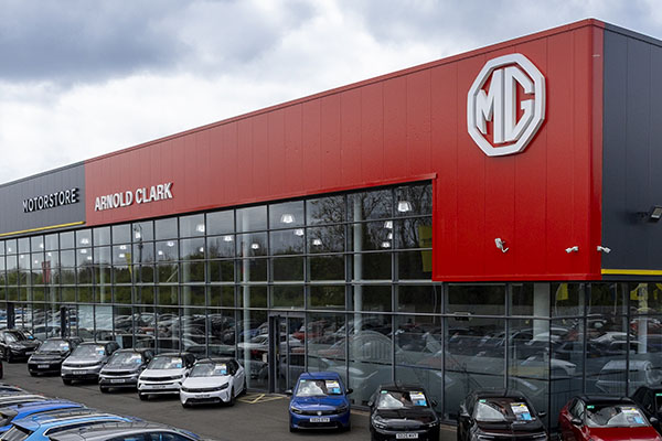 Birtley Motorstore MG branch exterior